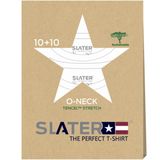 Slater - T-shirt - Effen Wit - 68% Tencel 28% Katoen 4% Elastaan