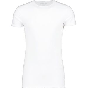 Slater 6800 - Stretch 2-pack T-shirt - Wit - 95% Organisch Katoen 5% Elastan