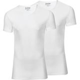 Slater - T-shirt - Wit - Katoen - 2-pack
