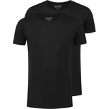 Slater - T-shirt - Zwart - 100% Katoen - 2-Pack