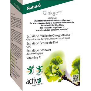 Activo Ginkgo plus 60 tabletten