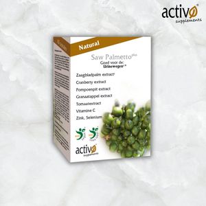 Activo Saw palmetto plus 60 Vegetarische capsules
