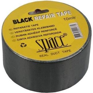 Tape - Duct tape - Reparatietape - Waterdichte tape - Camping accessoires - 48 mm x 10 mtr - zwart