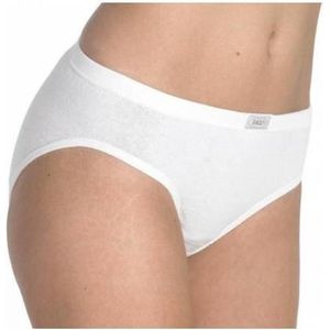 Racky dames heupslip ( Highleg mini ) - S - Wit.