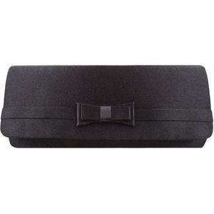 Bulaggi Clutch Pam voor Dames / Schoudertas / Satijn Zwart/ Avondtasje met schouderriem/ Effen clutch handtasjes