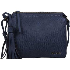 Bulaggi Crossbody tas Gerbera voor Dames / Crossbody - donkerblauw - vegan leather / Blauwe handtas met verstelbare schouderriem