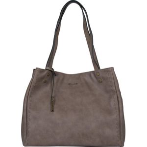 Bulaggi Shopper Gerbera voor Dames / Schoudertas - Taupe - vegan leather / Bruine handtas met verstelbare schouderband