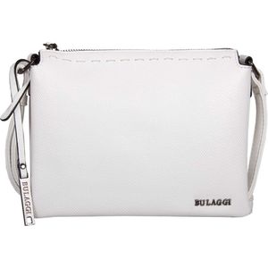 Bulaggi Crossbody tas Gerbera voor Dames / Crossbody - Wit - vegan leather / Witte handtas met verstelbare schouderriem