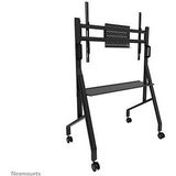 Neomounts FL50-525BL1 verrijdbare TV vloerstandaard - 55-86"" - max. 76 kg - hoogteverstelling 106-136 cm - TÜV-gecertificeerd - zwart