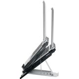 Neomounts Tablet-Halterung NSLS100 NSLS100 silber für 1 Tablet oder 1 Notebook, Tischständer