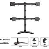 Neomounts NM-D335D4BLACK Monitor Tischhalterung