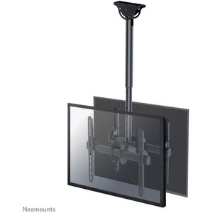 Neomounts NM-C440DBLACK Dual monitor/TV-beugel plafond 32-60 inch - h 56-91 cm