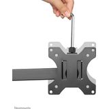 NewStar - FPMA-D550DBLACK - Monitorarm voor 2 Flatscreens - Zwart - Verstelbaar