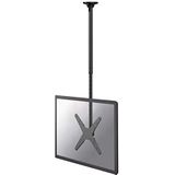 Neomounts Newstar Plat beeldscherm Plafondbeugel Hoogte 106-156 cm, 32-75 inch, zwart