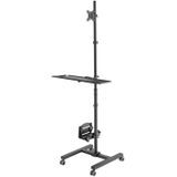 Neomounts FPMA-MOBILE1700 werkstation - t/m 32"" - zwart