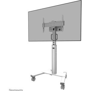 Neomounts FL50S-825WH1 verrijdbare TV vloerstandaard 37-75"" - hoogteverstelling 104-157 cm - TÜV-gecertificeerd - wit