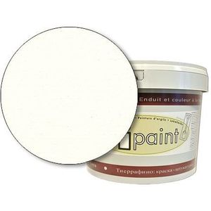 Tierrafino ipaint leemverf - Verf - Muurverf - Binnenverf - 10 L - Mat - Dover Wit