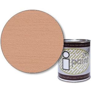 Tierrafino ipaint leemverf - Verf - Muurverf - Binnenverf - 0.75 L - Mat - Djenne Rood