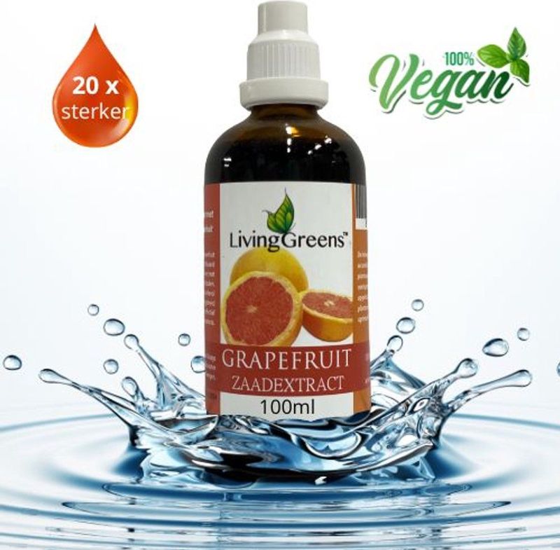 Livinggreens - Grapefruit Zaad Extract - Kruidenpreparaat - Natuurlijke Ingrediënten