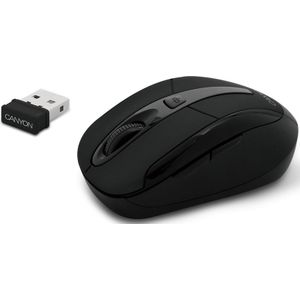 Canyon - MSOW06B Draadloze Muis - Zwart - 6 Knoppen - 3 DPI Instellingen