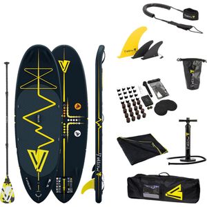 Stand Up Paddle board - SUP BOARD YellowV opblaasbaar (8 voet / 250 cm) Heartbeat ""IGUAZU"" light paddler / kinder