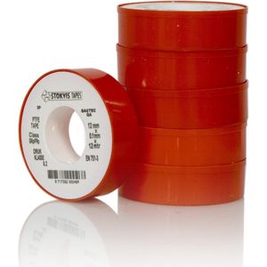 Stokvis Fitterstape PTFE 12mm x 12M Gastec Teflontape