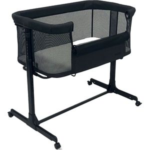 Novi Baby® Kyan Co-Sleeper - Donker Grijs/zwart - Wieg