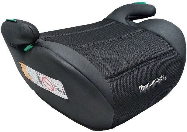 Titanium Baby Finn Zitverhoger - Booster - i-Size - Zwart