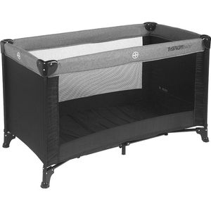 Titaniumbaby Campingbed 60X120 cm - Zwart / Melange