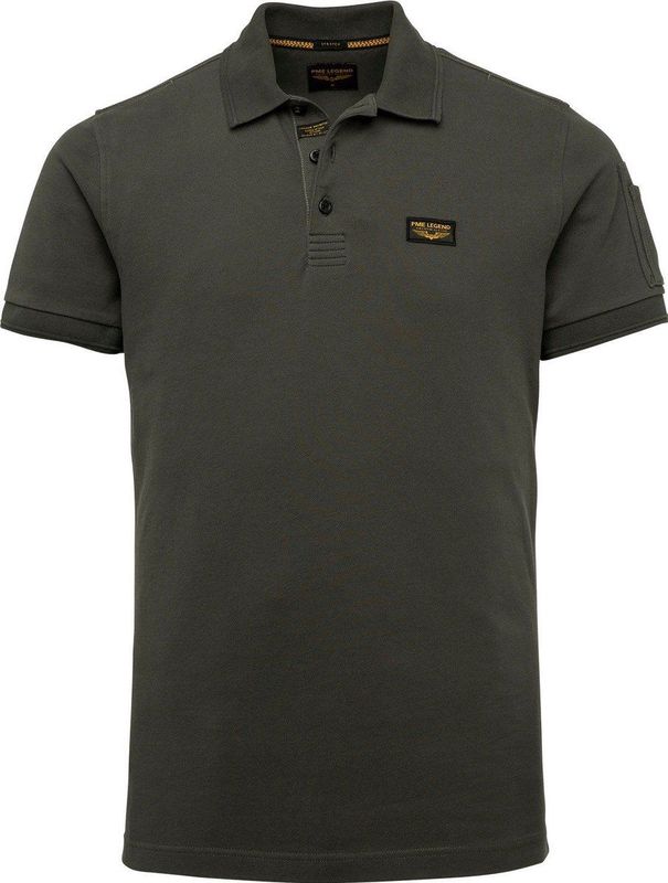 PME Legend Trackway Polo Polo's T-shirts Heren - Polo shirt - Grijs