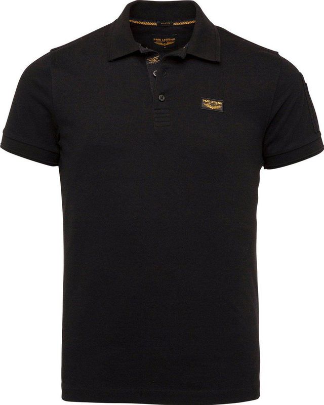 PME Legend Trackway Polo Polo's T-shirts Heren - Polo shirt - Zwart