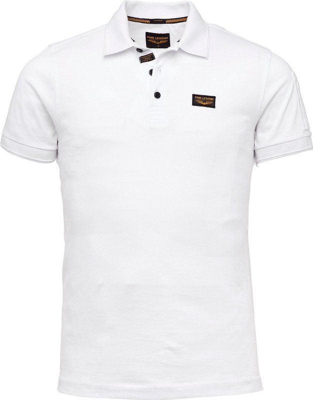 PME Legend Trackway Polo Polo's T-shirts Heren - Polo shirt - Wit