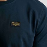PME Legend T Shirt Logo Donker Blauw Heren Modern fit