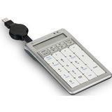 BakkerElkhuizen S-board 840 Numeric numeriek toetsenbord PC USB Licht Grijs, Wit