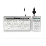 BakkerElkhuizen S-board 840 Numeric numeriek toetsenbord PC USB Licht Grijs, Wit