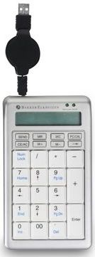 BakkerElkhuizen S-board 840 Numeric numeriek toetsenbord PC USB Licht Grijs, Wit