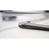 BakkerElkhuizen S-board 840 toetsenbord Kantoor USB QWERTY Amerikaans Engels Licht Grijs, Wit