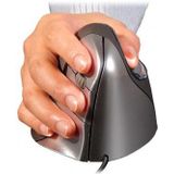 Evoluent 4 Ergonomische Muis - Medium/large - Rechtshandig - Bedraad - Zilver/grijs