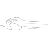 Bakker Elkhuizen Evoluent Vertical Mouse 4 - vertikale Maus - USB