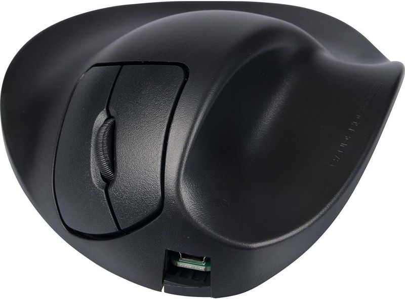 Evoluent - Medium - Draadloze Muis - Zwart - Ergonomisch Ontwerp - USB Verbinding