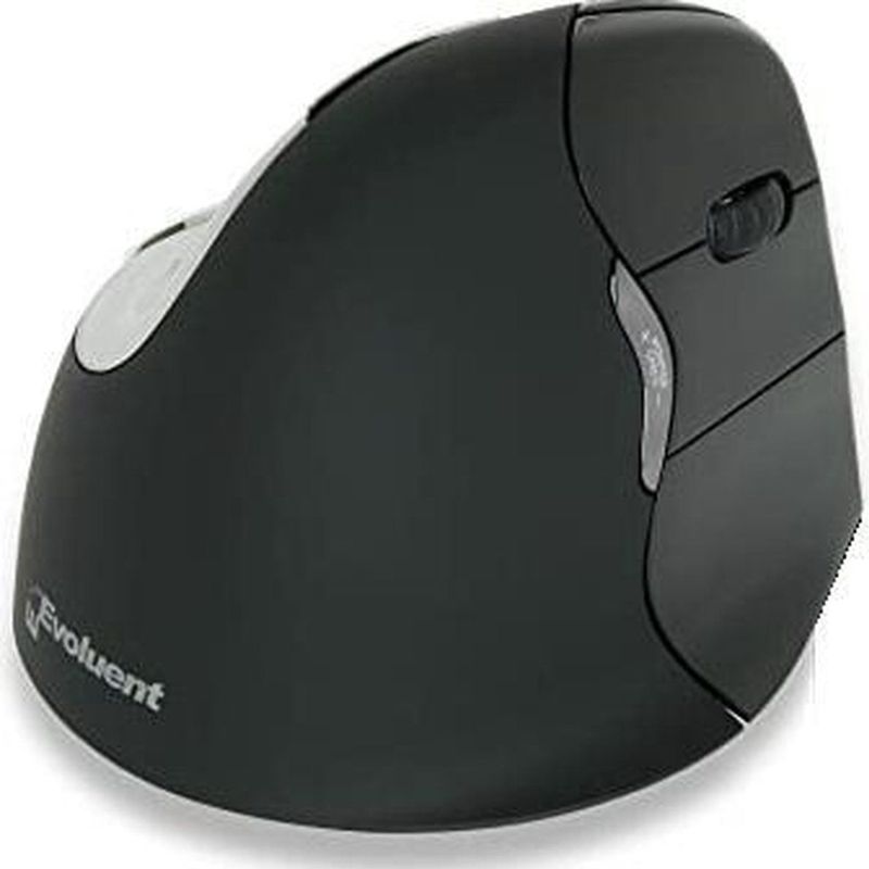 Evoluent VerticalMouse4 Bluetooth rechtshandig voor Mac | ergo ergonomische muis draadloos bluetooth computermuis bedraad