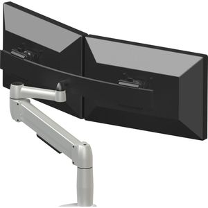 BakkerElkhuizen Space-arm Beam Dual 61 cm (24") Zilver Bureau