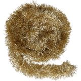 Decoris kerstslinger Lametta goud D 10 H 270 cm