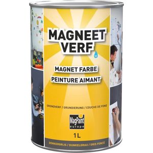 MagPaint Magneet Verf 1 LTR - Donkergrijs