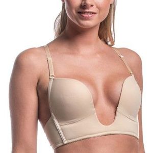 Magic - V-Bra - Push Up BH - Huidskleur - Strapless - Afneembare Bandjes