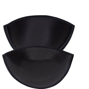 Magic Bodyfashion BH vulling pads Push up - Water-Soft Push up Pads - siliconen  - Zwart