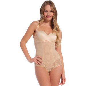 MAGIC Bodyfashion - Super Control Lace Body - Huidskleur - Kanten Details