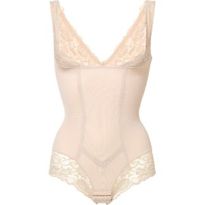 MAGIC Bodyfashion - Super Control Lace Body - Huidskleur - Kanten Details