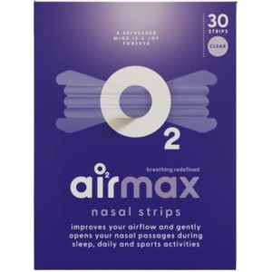 Airmax - Neusstrips - Clear - 30 Stuks - Medisch Hulpmiddel
