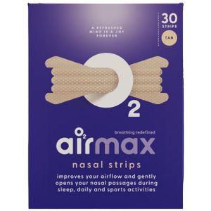 Airmax - Neusstrips - Tan - 30 Stuks - Medisch Hulpmiddel